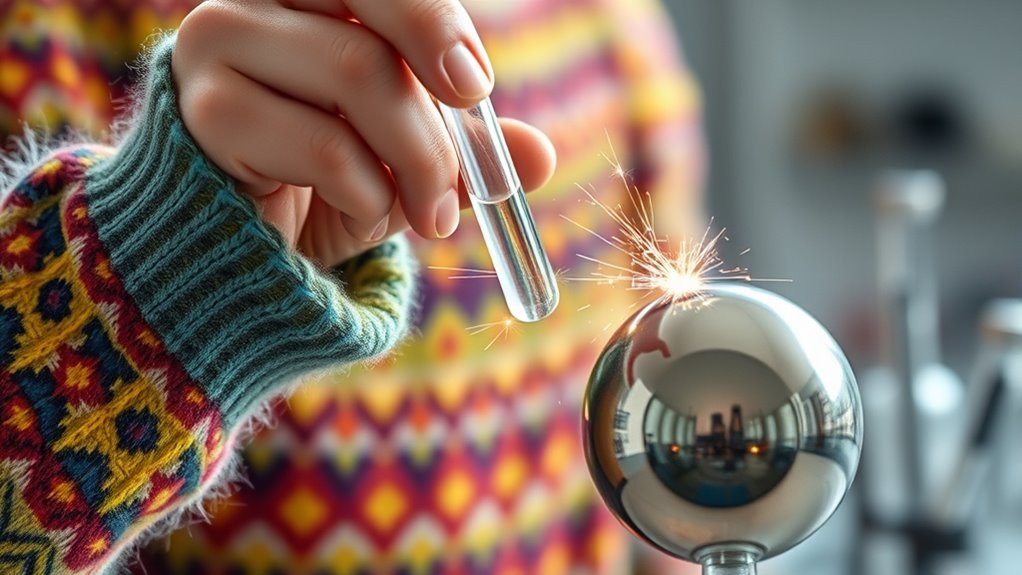 how to measure static electricity