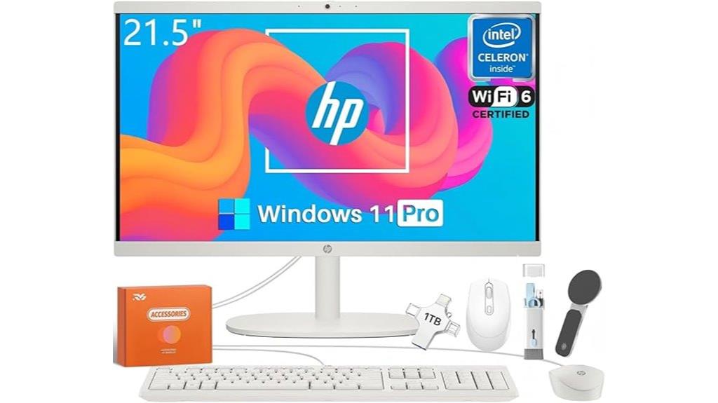 hp 21 5 inch desktop bundle