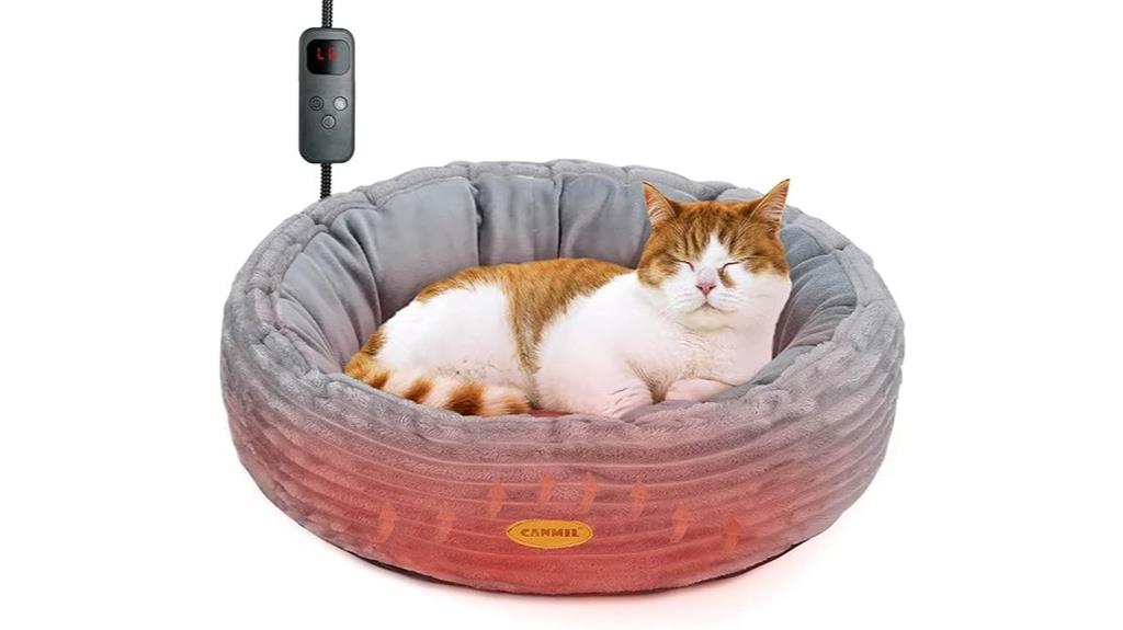 indoor cat heating bed