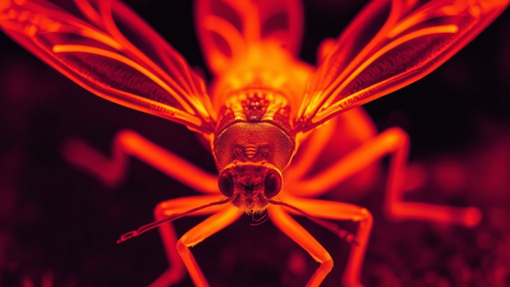 infrared attracts insect activity