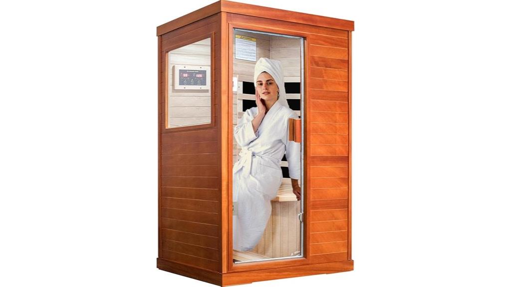 infrared sauna spa room