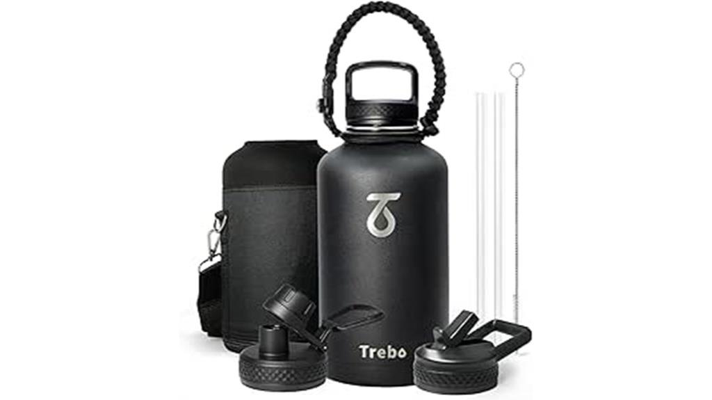 insulated 64oz stainless bottle