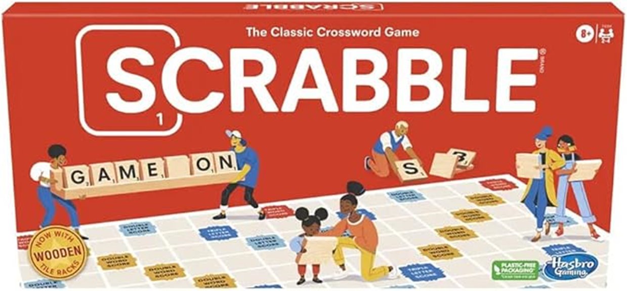 kids and family scrabble