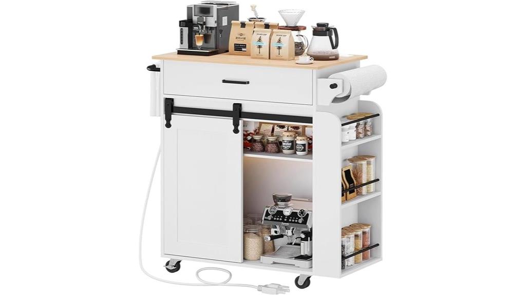 kitchen island with storage