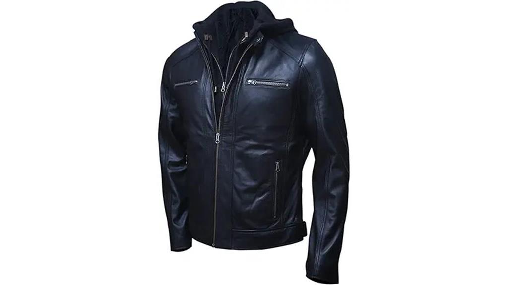 lambskin motorcycle jacket