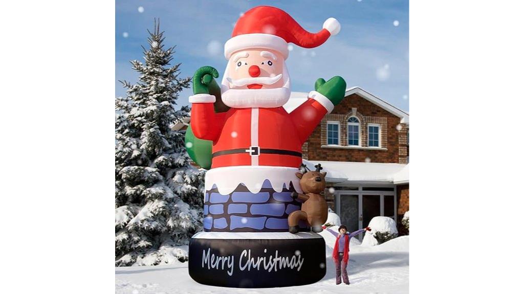 large 26ft santa inflatable