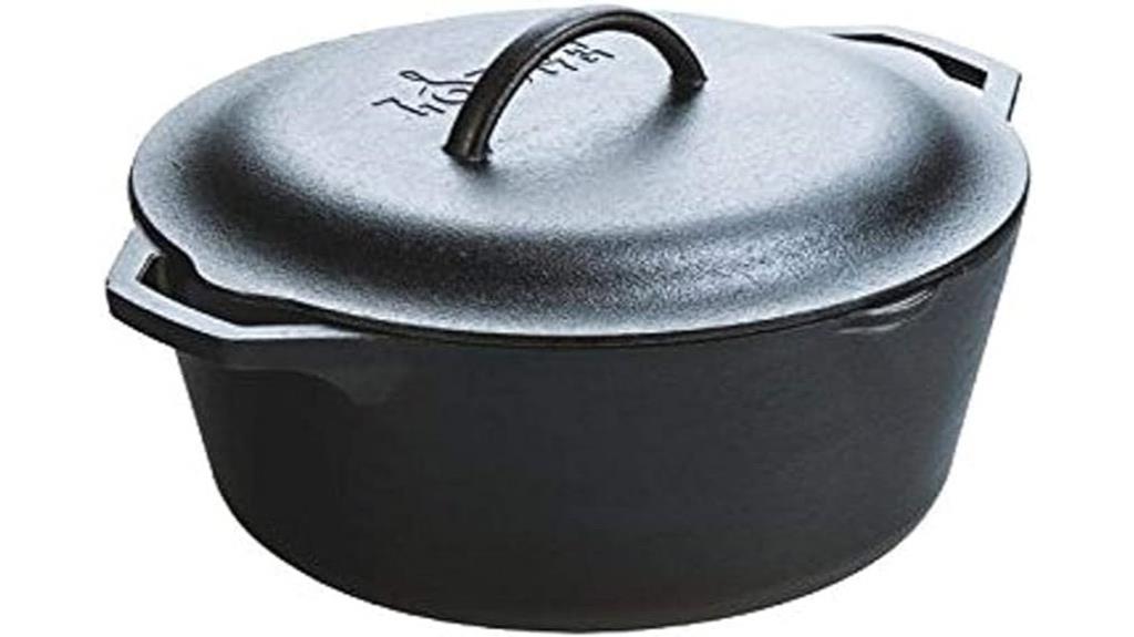 large 7 quart cast iron