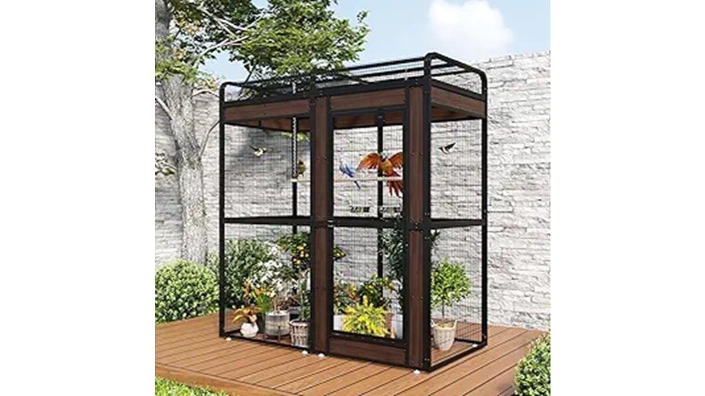 large cage for small birds