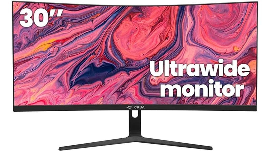large curved ultrawide monitor