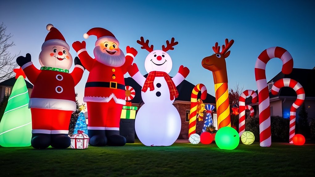 large festive inflatable decor