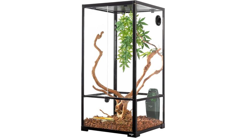 large front opening reptile enclosure