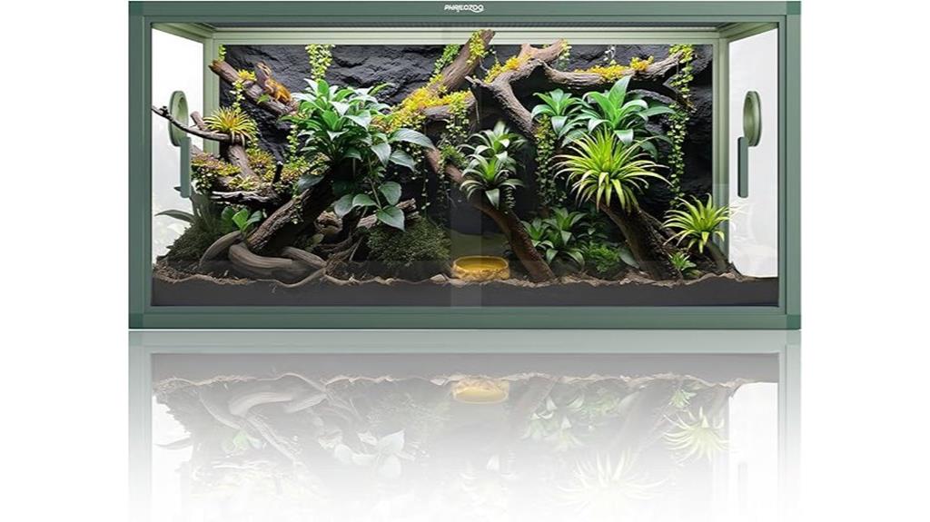 large front opening reptile enclosure