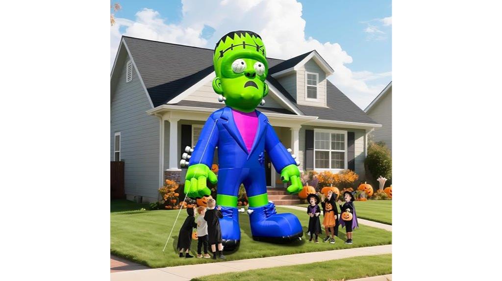 large inflatable frankenstein halloween