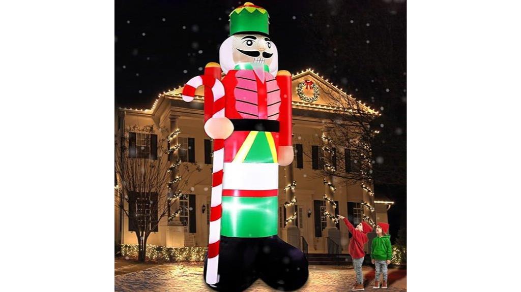 large nutcracker christmas inflatable