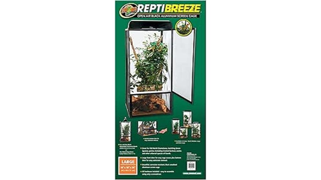 large open screen cage