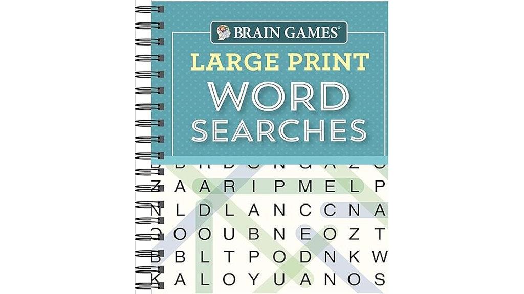 large print word search puzzle