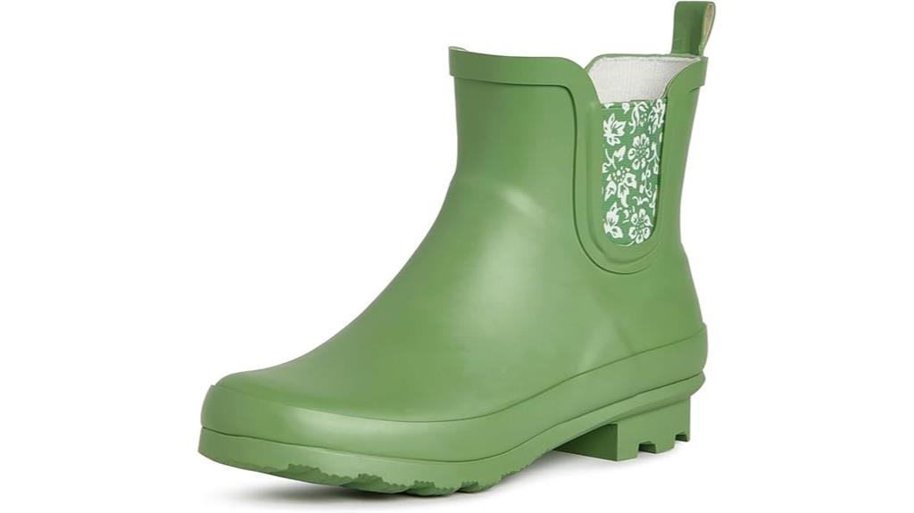 laura ashley ankle rain boots