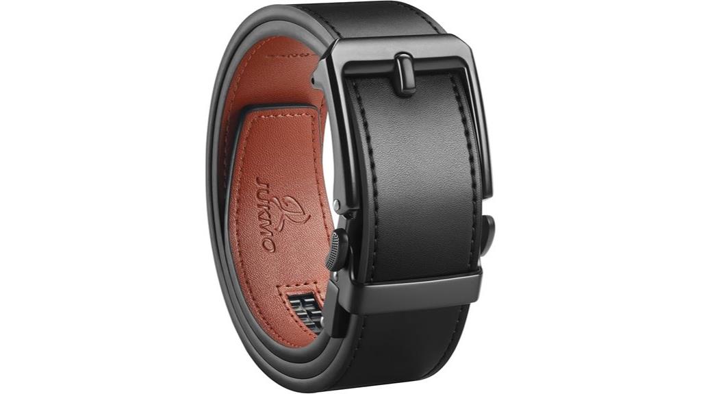 leather men s ratchet belt