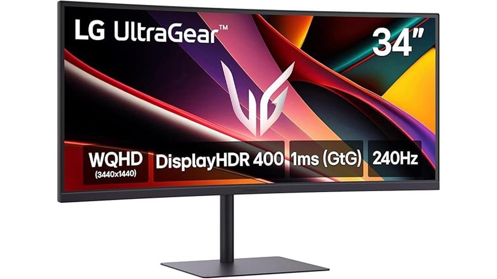 lg ultragear curved monitor