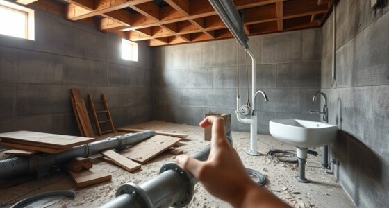 light basement physical touches