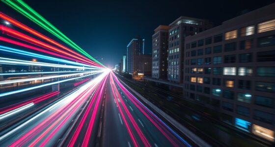 light trails and streaks