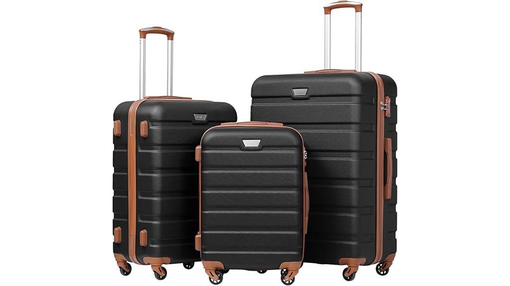 lightweight hardshell travel set