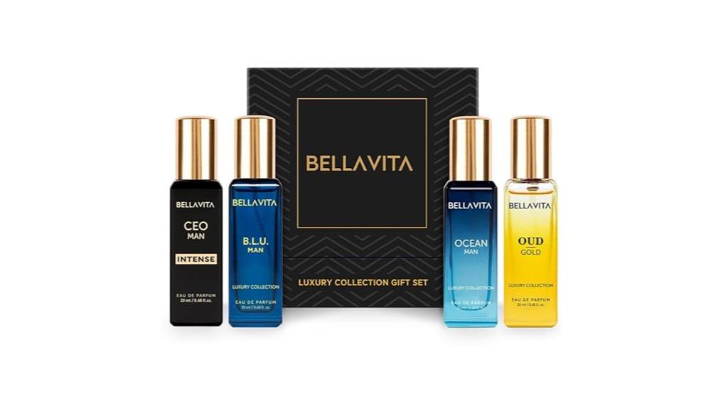 luxurious 4 perfume set