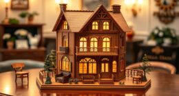 luxurious handcrafted wooden dollhouses