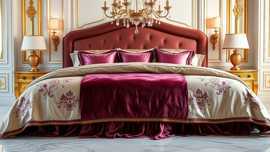 luxurious king bedding sets