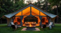 luxury camping tent options