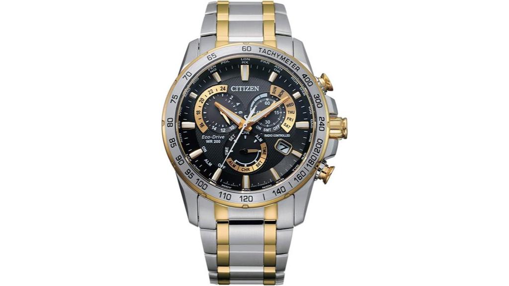 luxury citizen eco drive chronograph