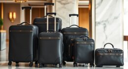 luxury durable travel luggage