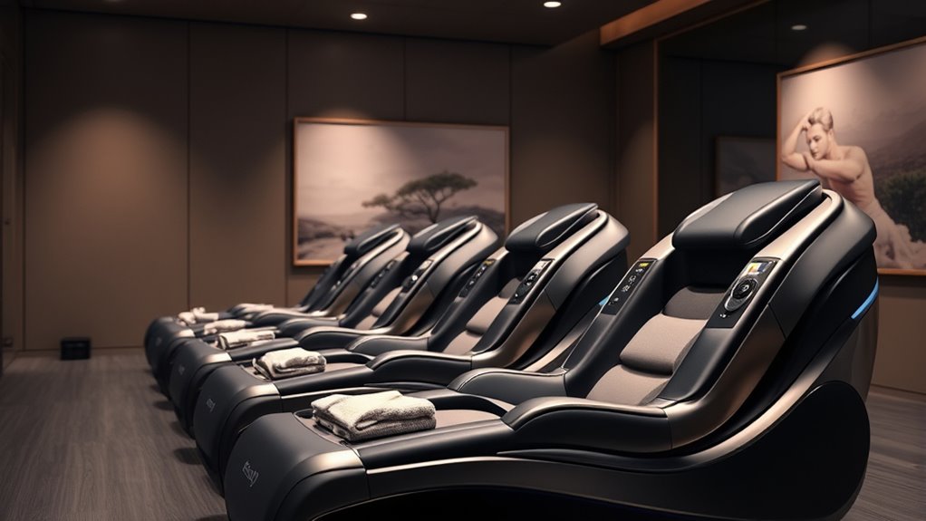 luxury fitness massager selection