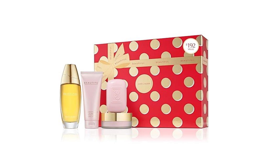 luxury four piece fragrance set