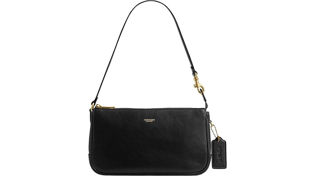 luxury leather shoulder bag