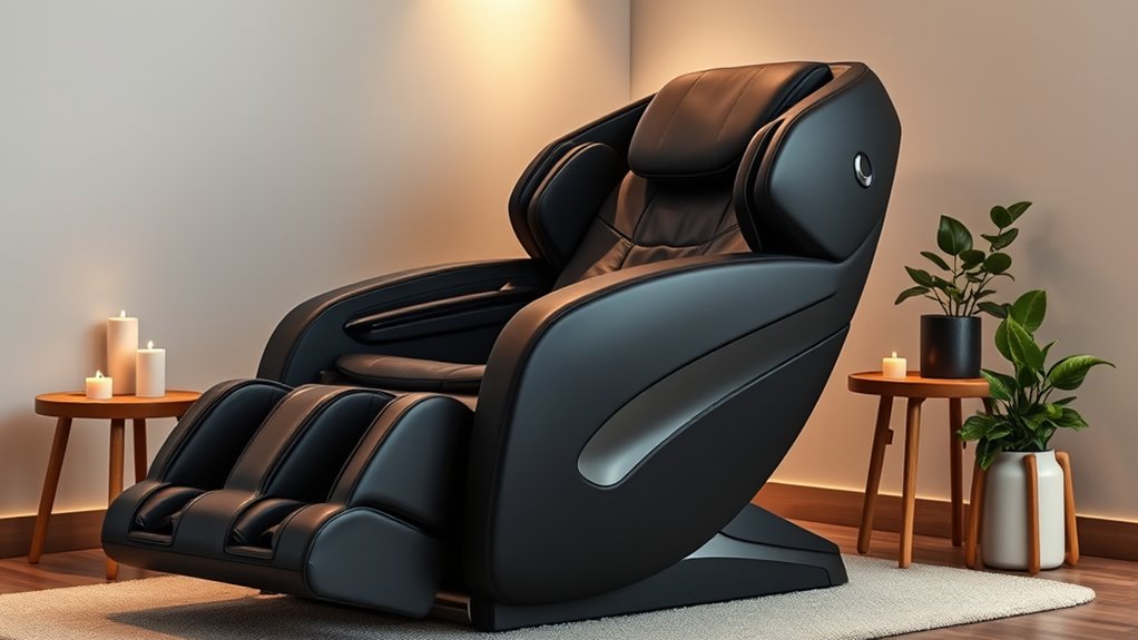 luxury massage chair selections