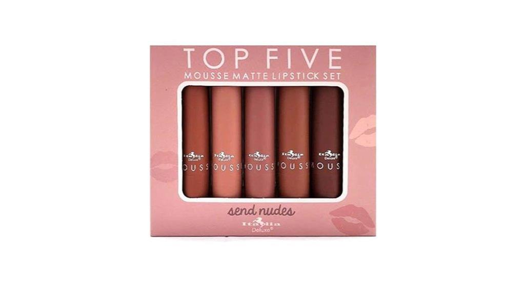 luxury nude lipstick set