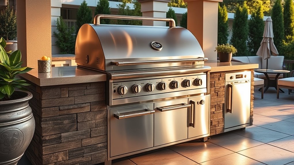 luxury outdoor grill options