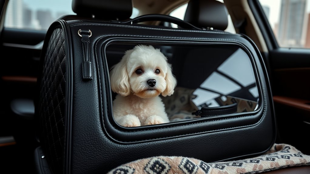 luxury travel dog carriers