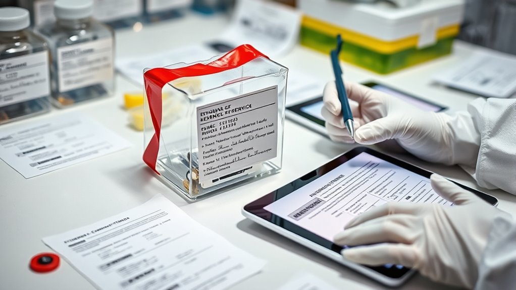 maintain evidence chain integrity