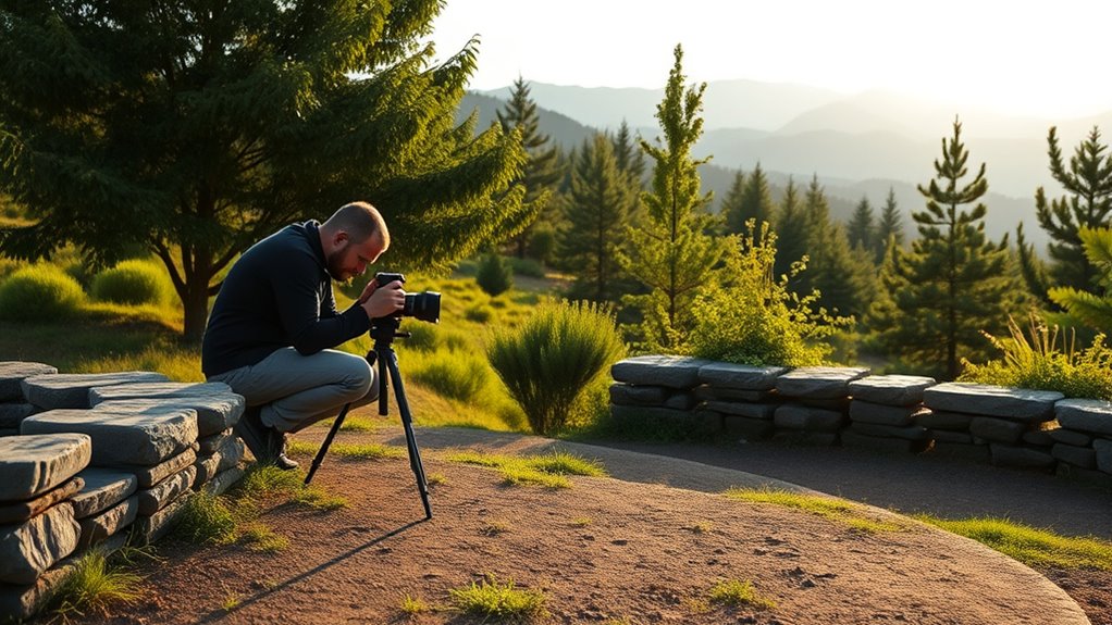 maintain low visibility at site