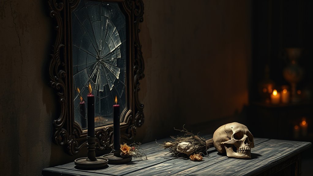 mirror covering death rituals