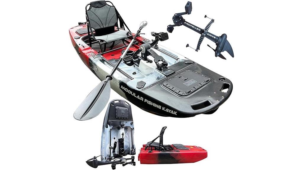 modular 9 5ft fishing kayak