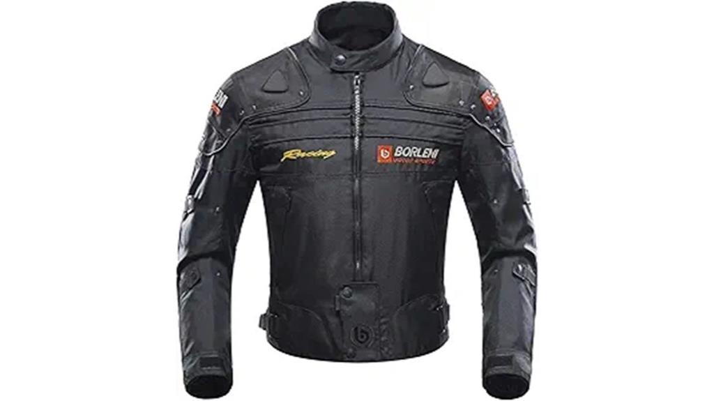 motorcycle riding protective jacket