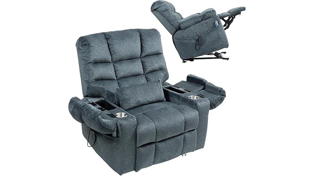 motorized recliner with massage