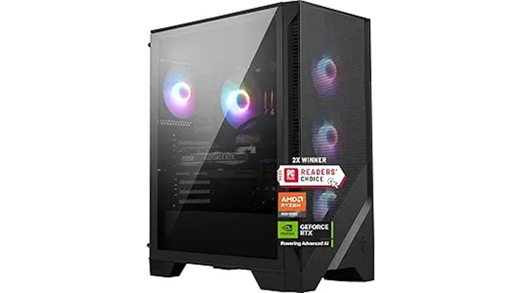 msi gaming desktop specifications