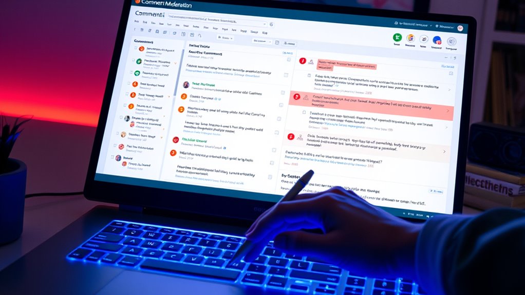 online comment review process