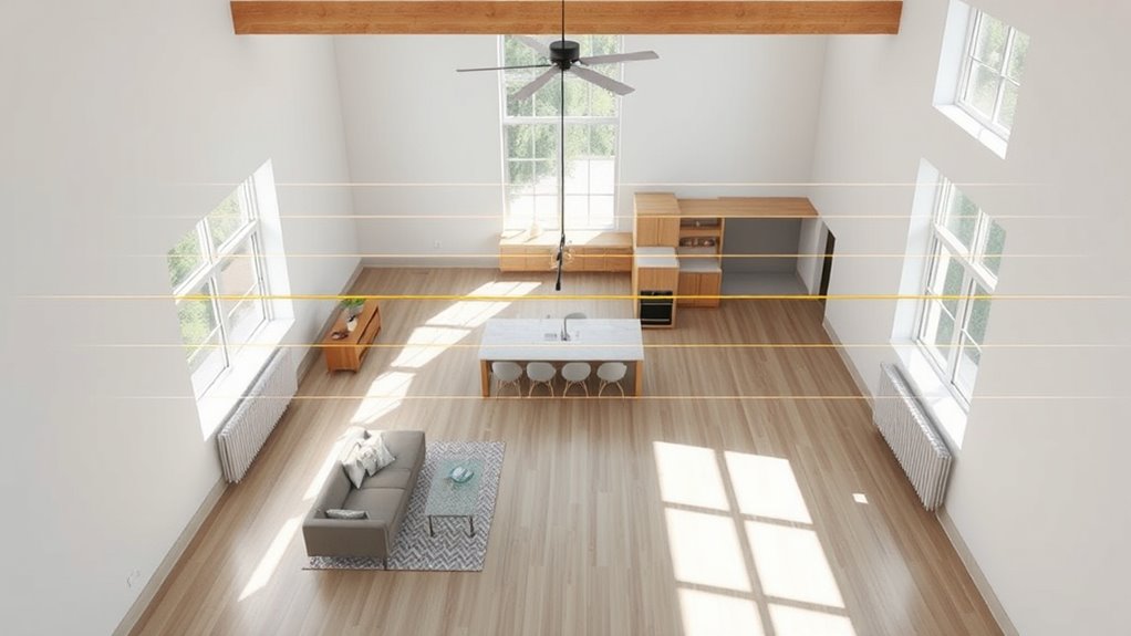 optimized furniture sightlines planning