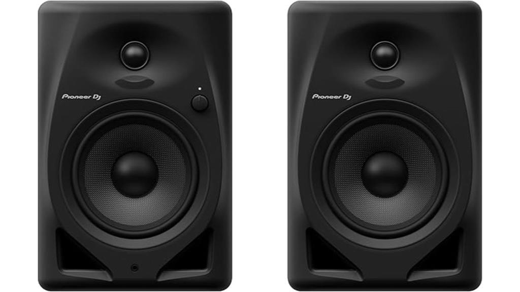 pioneer dm 50d black speakers