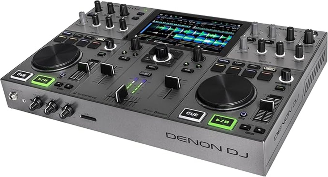 portable dj controller and mixer